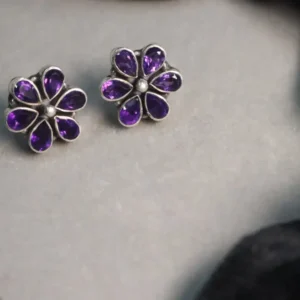 Amethyst Studs