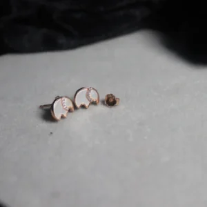 MOP Elephant Rosegold Studs