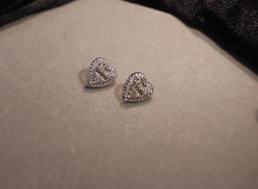 Heart Studs