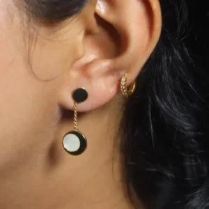 Mop 18k Gold Plated Hanging