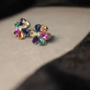 Multicolour Flower Stud